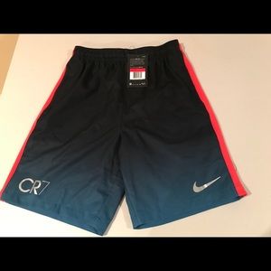 New W/Tags Boys CR7 Nike Shorts Size L